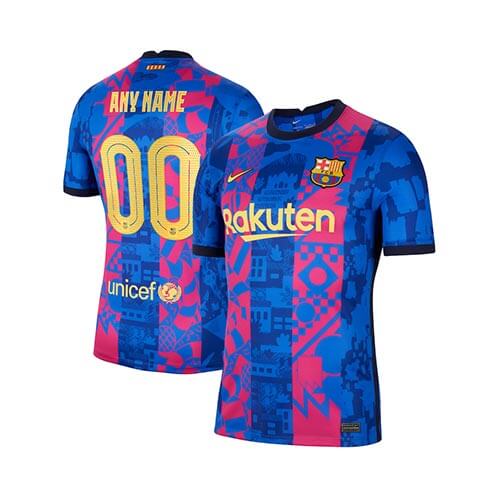 Barcelona UCL Customized Jersey Premium Quality Sports Hat Trick